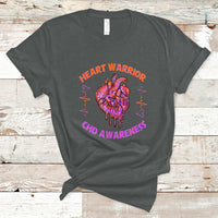 Best Heart Warrior CHD Awareness Brave Strong Resilient T-Shirt - Wonder Print Shop