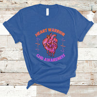 Best Heart Warrior CHD Awareness Brave Strong Resilient T-Shirt - Wonder Print Shop