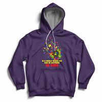 Autism Awareness Be Kind Sunflower Puzzle Autistic Support Hoodie - Wonder Print Shop