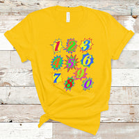Number Day Math Day Numbers Costume Let's Have Fun With The Numbers T-Shirt - Wonder Print Shop