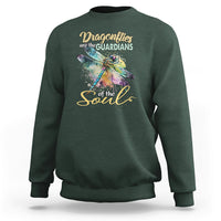 Dragonflies Are The Guardians Of The Soul Embrace Change Sweatshirt - Wonder Print Shop