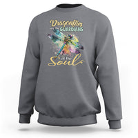 Dragonflies Are The Guardians Of The Soul Embrace Change Sweatshirt - Wonder Print Shop