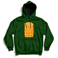 Corn Halloween Costume Funny Foodie Farmer Men Women Kids Hoodie - Wonder Print Shop