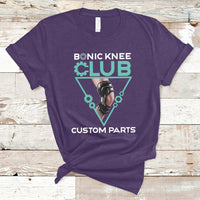 Bionic Knee Club Custom Parts Knee Replacement Mens Womens T-Shirt - Wonder Print Shop