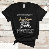 Doing What Your Leader Told You To Do First Time Scouting Camping Compass T-Shirt - Wonder Print Shop