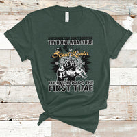 Doing What Your Leader Told You To Do First Time Scouting Camping Compass T-Shirt - Wonder Print Shop