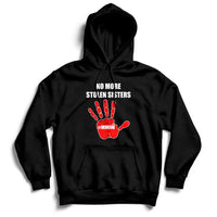No More Stolen Sisters Native American Stop Mmiw Red Hand Hoodie - Wonder Print Shop