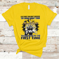 Doing What Your Leader Told You To Do First Time Scouting Camping Compass T-Shirt - Wonder Print Shop