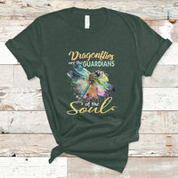 Dragonflies Are The Guardians Of The Soul Embrace Change T Shirt - Wonder Print Shop