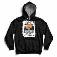 Scout Girl Life I Scout Like A Girl Try To Keep Up Hiking Camping Scouting Lovers Hoodie - Wonder Print Shop