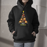 Funny Merry Tacomas Ugly Christmas Tree Xmas, Christmas Tree Hoodie - Wonder Print Shop