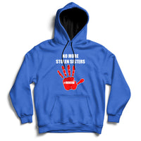 No More Stolen Sisters Native American Stop Mmiw Red Hand Hoodie - Wonder Print Shop