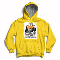 Scout Girl Life I Scout Like A Girl Try To Keep Up Hiking Camping Scouting Lovers Hoodie - Wonder Print Shop