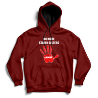 No More Stolen Sisters Native American Stop Mmiw Red Hand Hoodie - Wonder Print Shop