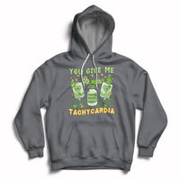 You Give Me Tachycardia Funny ICU Nurse Life St Patrick's Day Hoodie - Wonder Print Shop