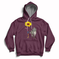 Zebra You Are My Sunshine Rare Disease Warrior Rare Disease Awareness Hoodie - Wonder Print Shop