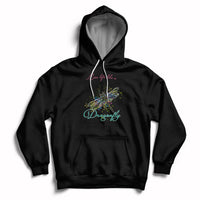 Live Life Like A Dragonfly Always Moving Forward Grace Power Motivational Hoodie - Wonder Print Shop