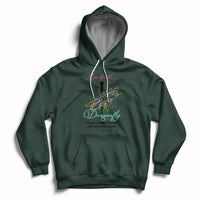 Live Life Like A Dragonfly Always Moving Forward Grace Power Motivational Hoodie - Wonder Print Shop