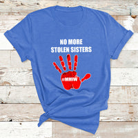 No More Stolen Sisters Native American Stop Mmiw Red Hand T Shirt - Wonder Print Shop