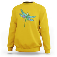 Beautiful Dragonfly Insect Lover Spiritual Inspirational Sweatshirt - Wonder Print Shop