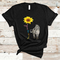 Zebra You Are My Sunshine Rare Disease Warrior Rare Disease Awareness T Shirt - Wonder Print Shop