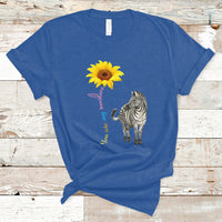 Zebra You Are My Sunshine Rare Disease Warrior Rare Disease Awareness T Shirt - Wonder Print Shop