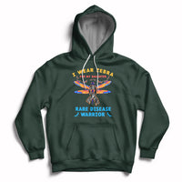 I Wear Zebra For My Daughter Rare Disease Warrior Zebra Ribbon Rare Disease Hoodie - Wonder Print Shop