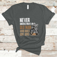 Funny Never Underestimate An Old Man Who Rides Dirt Bike T-Shirt - Wonder Print Shop