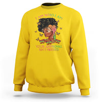 I Am Who I Am Your Approval Isn't Needed Black Queen African American Locd Curly Natural Afro Sweatshirt - Wonder Print Shop