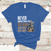 Funny Never Underestimate An Old Man Who Rides Dirt Bike T-Shirt - Wonder Print Shop