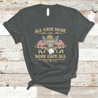 All Gave Some Some Gave All Veterans Memorials Day US Flag T-Shirt - Wonder Print Shop