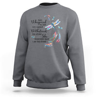 Dragonflies They Whispered You Cannot Withstand The Storm Sweatshirt - Wonder Print Shop
