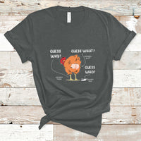 Funny Animal Farm Shirt Guess What Chicken Butt T Shirt - Wonder Print Shop