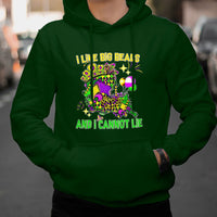 Mardi Gras I Like Big Beads And I Can Not Lie New Orleans Hoodie - Wonder Print Shop