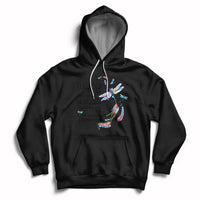 Dragonflies They Whispered You Cannot Withstand The Storm Hoodie - Wonder Print Shop