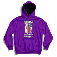 Proud Dad Of A Nursing Student Daughter Nurses Dad Hoodie - Wonder Print Shop