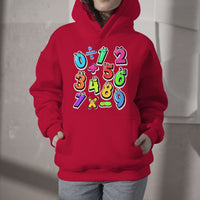 Numbers Math Calculation Symbols Number Day Math Day Numbers Costume Let's Have Fun With The Numbers Hoodie - Wonder Print Shop