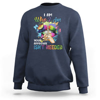 I Am Who I Am Your Approval Isn't Needed Black Queen African American Ladies Natural Afro Sweatshirt - Wonder Print Shop