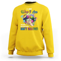I Am Who I Am Your Approval Isn't Needed Black Queen African American Ladies Natural Afro Sweatshirt - Wonder Print Shop