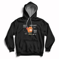 Funny Animal Farm Shirt Guess What Chicken Butt Hoodie - Wonder Print Shop