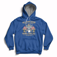 All Gave Some Some Gave All Veterans Memorials Day US Flag Hoodie - Wonder Print Shop