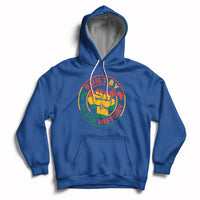 Built By Black History For Black History Month Afro Melanin Hoodie - Wonder Print Shop