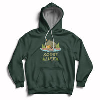 Scout Camping Life Hiking Camping Outdoors Troop Leader Hoodie - Wonder Print Shop