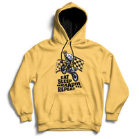 Funny Eat Sleep Braap Repeat Shirt Dirtbike Hoodie - Wonder Print Shop