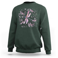 I Am Strong Beautiful Grateful Happy Worthy Inspirational Dragonflies Sweatshirt - Wonder Print Shop