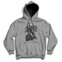 Funny Eat Sleep Braap Repeat Shirt Dirtbike Hoodie - Wonder Print Shop