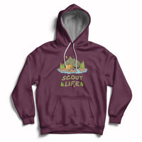 Scout Camping Life Hiking Camping Outdoors Troop Leader Hoodie - Wonder Print Shop