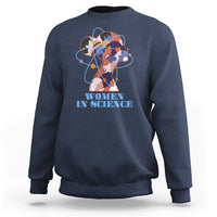 Women Belong In Science Girls Empowerment Women's Day Sweatshirt - Wonder Print Shop