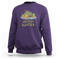Scout Camping Life Hiking Camping Outdoors Troop Leader Sweatshirt - Wonder Print Shop