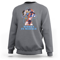 Women Belong In Science Girls Empowerment Women's Day Sweatshirt - Wonder Print Shop